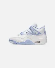 [JORDAN] Jordan Women's Air Jordan 4 Retro "Aluminum" White/aluminum Blue - Size 7 7 White