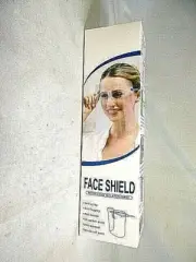 Lot of 5 Face Shield Full Cover Clear Glasses Face Protector Reusable Anti-fog