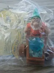 1992 McDonald's Happy Meal Toy Snow White & the Seven Dwarfs Doc pushing cart