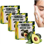 Yamusa Avocado Soap, Yamusa Avocado Soap For Skin Tag, Yamusa Avocado Soap By Dr Mpiima Arafat, Moisturizing Soap Bar (3pcs)