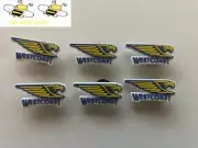 NEW 6 PIECES AFL WESTCOAST EAGLES FOOTBALL CLUB CHARMS JIBBITZ CROCS