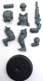 40k - New Astra Militarum cadian shock troops Guardsmen trooper Lasgun D