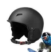 Ski Helmets Men, Shock-Absorbing Snow Sports Helmet, Protective Cycling Headgear, Ski Head Cover with Goggles Strap Clip for Adults, Women, Men, 20.47-21.26 Inches