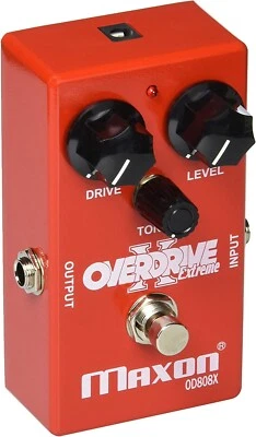 Maxon OD808X Overdrive Guitar Effects Pedal Made in Japan