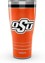 Tervis Traveler Oklahoma State Cowboys - MVP Triple Walled Insulated Tumbler Travel Cup Keeps Drinks Cold & Hot, 30oz, Stainless Steel