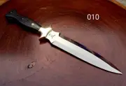 Custom handmade 440c Steel 13"dagger knife Handle Vangi Wood With Brass Clip