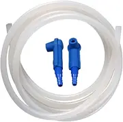 Amosfun 1.2M Brake Fluid Replacement Tool Hose with Coupler Easy to Use Bleeder Connector for Cars Trucks and Construction Vehicles Efficient Brake Fluid Exchange Accessory