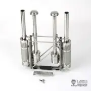 LESU RC Metal Air Filter Exhaust Pipe For 1:14 Tractor Truck DIY Spare Part