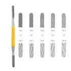 Fomon Bone File Nasal Rasp T/C ENT Set of 5 RhinoPlasty & Surgical Instruments