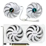 90MM Video Card Cooler Fan For ASUS RTX3060ti GDDR6X 8GB DUAL WHITE OC T129215BU
