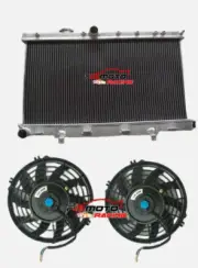 All Aluminum Radiator+Fan For 2002-2007 Subaru Impreza WRX STI GD GDA GDB (for: Subaru)