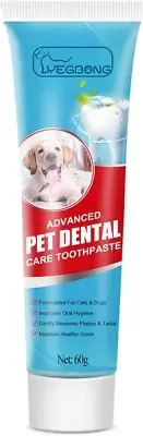 Pet Toothpaste for Dogs and Cats - Fresh Breath, Tartar Removal, Oral Care, E...