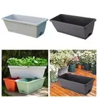 Window Box Planter Vegetables Growing Container for Porch Windowsill Balcony