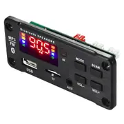 Amplifier 25W*2 12V MP3 Decoder Board Audio Module Bluetooth 5.0 Wireless Music Car MP3 Player With Bluetooth Black