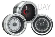 Dakota Digital 51-52 Chevy Black Clock w/Red LED For VHX Gauge Kit VLC-51C-K-R (for: Chevrolet)