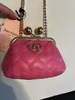 Juicy Couture Juicy Pink Flawless Kisslock Coin Purse