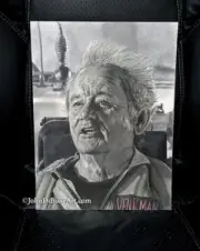 Ghostbusters: Afterlife Peter Venkman (Bill Murray) Pencil Drawing 9” x 12” Art