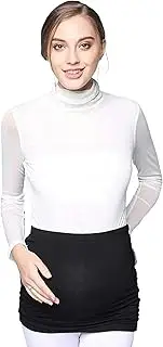 [CIADAZ] EMF Radiation Protection Belly Bands,Silver Fiber Abdominal Support Double Layer Clothes Maternity Work Apron Adjustable