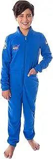 [INTIMO] NASA Boys' Meatball Space Shuttle Patch One Piece Astronaut Space Suit Costume Pajama Union Suit
