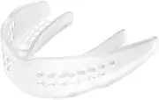 Shock Doctor Mouthguard Superfit – Easy-Fit Strap/Strapless mouthguard – Low Profile Fit Perfect for Basketball, Hockey, Lacrosse, All Sport