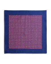 The Men's Store at Bloomingdale's Floral Medallion Silk Pocket Square - Exclusive