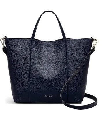 Radley Henrietta Place Ink Blue Open Top Grab Bag Shoulder Bag BNWT RRP £239