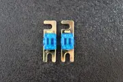 2 PK 60 AMP MINI ANL FUSES NICKEL PLATED INLINE AFC AFS BLADE AUTO CAR MANL60