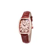 24cm 12010# Belt Ladies Watch Wine Barrel Shaped Retro Shiny Female Watch Fashion Waterproof Wristband
