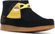 Clarks Kids Wallabee Mist K Black Suede Pokemon Print 26169540