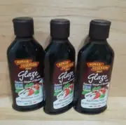 3 BOTTLES:Monari Federzoni GLAZE Balsamic Vinegar of Modena CLASSIC 9.1 oz SAVE!