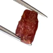 Certified 4.74ct Natural Untreated Brownish Red Ruby Madagascar Rough 11x6.7mm