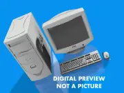 1/18 scale PC Computer/ Monitor /Keyboard/Mouse- Garage diorama ACCESSORIES