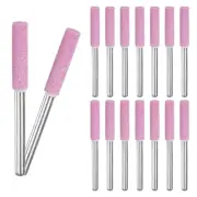 16-Pack 5/32 Inch Titanium Plated Diamond Chainsaw Sharpener [3mm Pink]