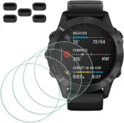 Screen Protector for Garmin Fenix 6/6 Pro/ 6 Multisport GPS Smartwatch [4 Pcs...