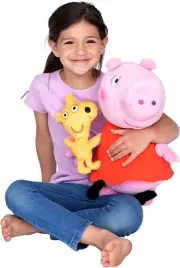 Peppa Pig Kids Bedding Super Soft Plush Cuddle Pillow Buddy, One Size, by