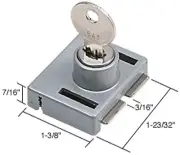 CRL Sliding Window and Door Lock, Keyed