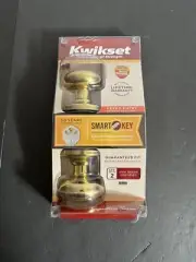 NIB Sealed KWIKSET JUNO KEYED ENTRY LOCKSET POLISHED BRASS NEW 97402-245