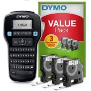 Black/White Dymo Labelmanager 160P Portable Qwerty Keyboard Design Label Maker