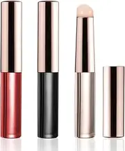 WELANE Silicone Lip Brush, 3 PCS Lip Makeup Brush for Lip Balm, Lip Gloss, Concealer (8.2 x 1.5cm/3.22 x 0.59in)