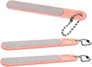HONITANO 3pcs Nail File and Buffer Portable Nail Tools for Women Smooth and Shape Fingernails Buffing Block for Home and Pedicure