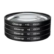 49-77mm +1+2+4+10 Close Up Macro Lens Filter for Camer Nikon Pentax Sony DSLR a