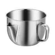 Fat Separator Stainless Steel Gravy Oil Grease Soup Separator Strainer Bowl 1.2L