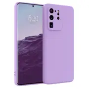MCC For Samsung Galaxy S20 Ultra Soft Liquid Silicone Shockproof Case Cover G988 [Light Purple]