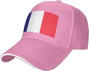 [SSIULUS] French Flag Casquette Cap Hats,Trucker,Baseball Cap with Snapback,Perfect for Summer,Golf