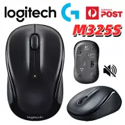 LOGITECH Wireless Mouse M325S Silent 2.4GHz Optical Slim Mice Laptop PC USB AU