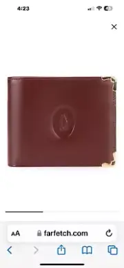 Cartier Wallet Genuine Like New