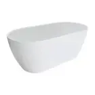Kaya 1700 Bathtub Freestanding Lightweight Stone Matte White Bath Tub SS350-1700