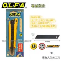 在飛比找momo購物網優惠-日本 OLFA 高品質 專業大型美工刀 EXL 8截LBBD