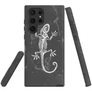 For Samsung Galaxy S22 Ultra Case, Armour Cover, Lizard