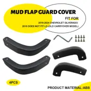 For 2019-2024 Chevrolet Silverado Mud Flap Flaps Splash Guards Mudguards 4PCS